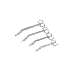 Ciseaux à bandage Quick Lister 14 cm en acier inoxydable avec tambour